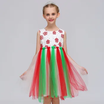

High Quality 2018 Princess Style Dress For First Communion Colorful Tulle Cheap Flower Girl Dresses for Weddings