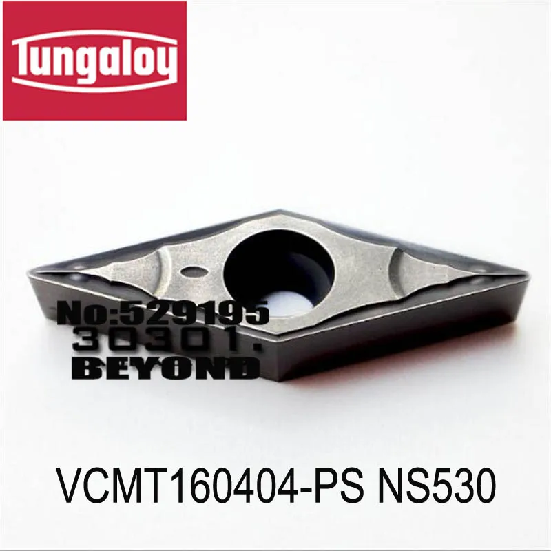

VCMT160404-PS NS530/VCMT160408-PS NS530,turning insert original tungaloy tungsten carbide inesrt VCMT160404 VCMT160408