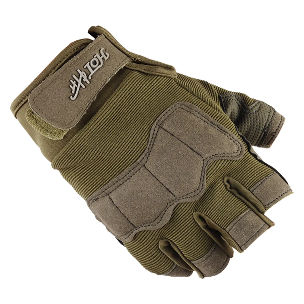 Армейские веерные перчатки с полупальцами, тактические боевые перчатки для занятий спортом на открытом воздухе, альпинизмом, гоночными мотоциклами, перчатки для верховой езды