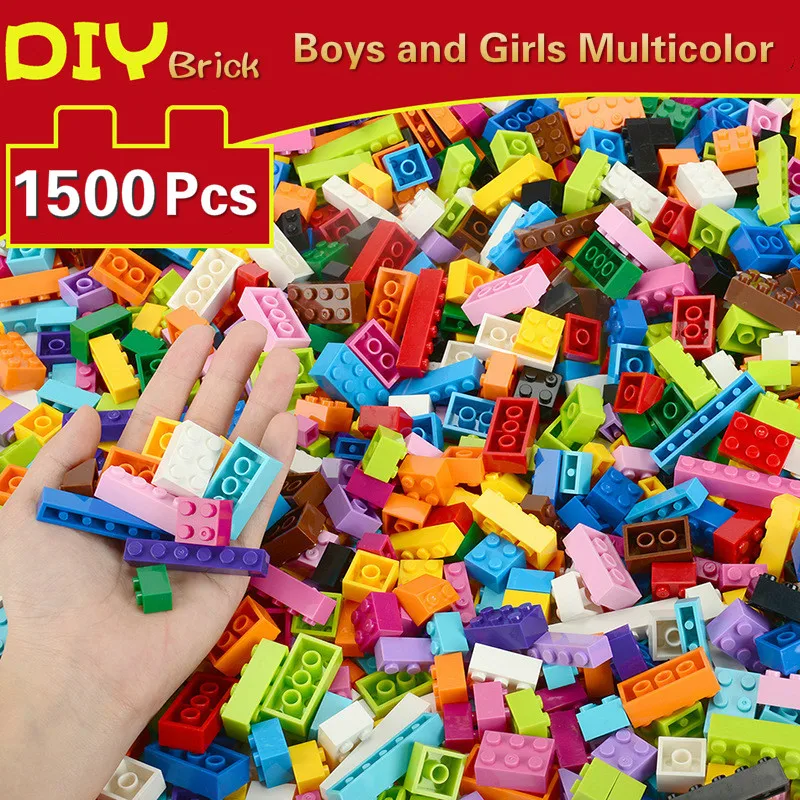 

1500 Pieces Blocks DIY Creative Bricks City animal Model Assembly Building Blocks Educational Toys for Kids Boys and Girls Gifts