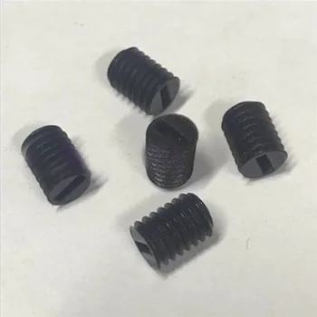

10Pcs M5 M6 M8 black nylon Top wire One word slotting plastic Machine meter Tight Screws Headless Screw bolt 6mm-10mm L
