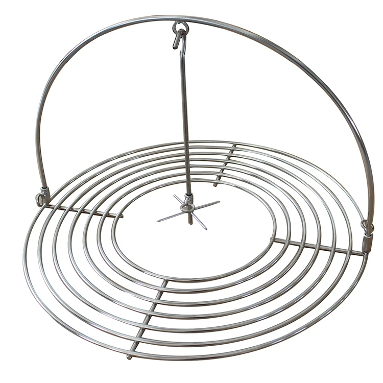 

Stainless Steel Chicken Cooking Rack Kamado Spare parts For 23.5 inch Auplex Kamado