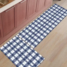 Современный этнический геометрический Коврик на кухню из 2 предметов, скребок для обуви, набор аксессуаров, коврики для пола, коврики