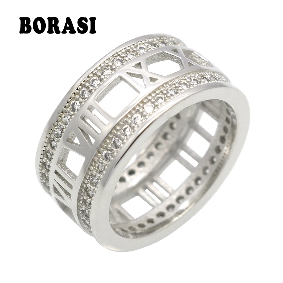 Vintage Antique Retro 925 Euro Stříbrné Prsteny Šperky CZ Zirkonický křišťálový prsten pro ženy Zásnubní prsten Anillos Anel
