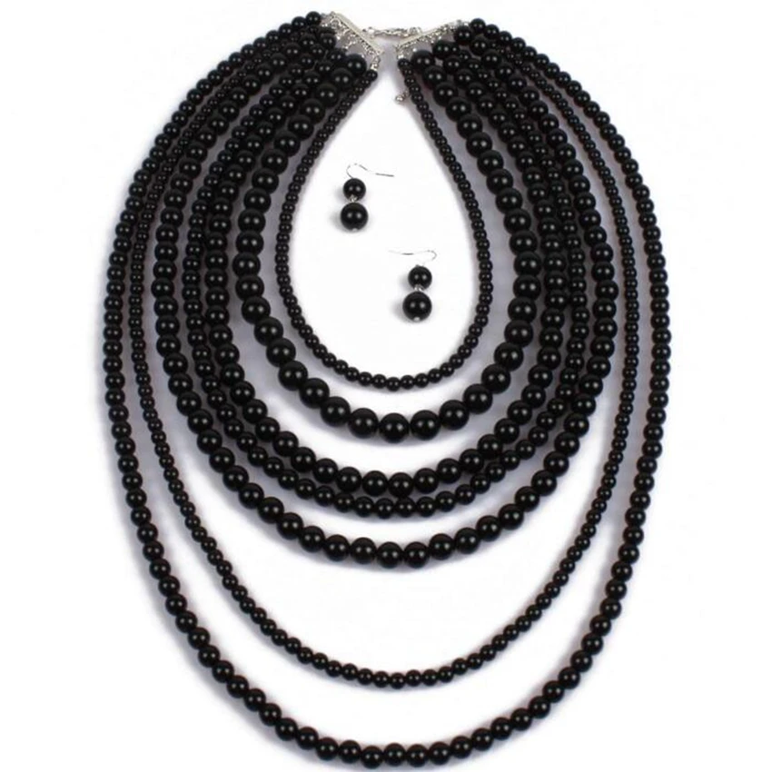 statement necklace earrings set (10)