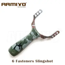 Armiyo 4 шт./компл. 6 крепеж точка мощный лук-катапульта Рогатка стреляющий механизм Резина полоса стрельба аксессуары