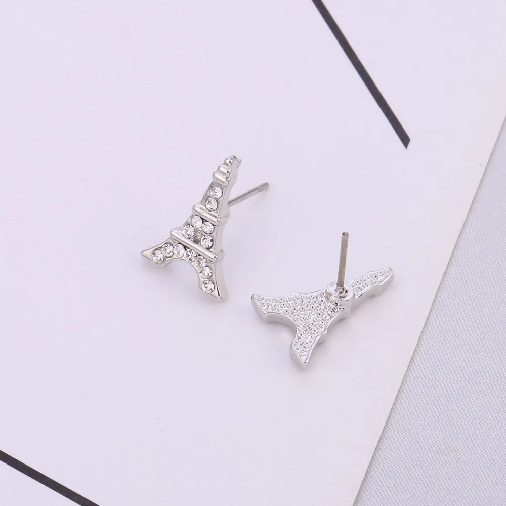 Женские серьги гвоздики с изображением Эйфелевой башни|earrings earring|earrings for womenearrings
