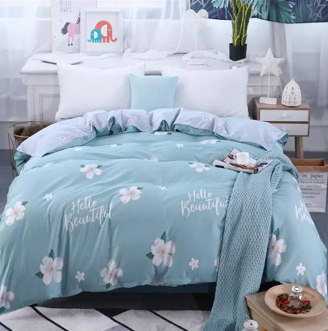 Двойной Полный queen King size 1 шт. пододеяльник односпальная кровать двойное стеганое покрывало для кровати текстильные постельные принадлежности для дома 220*240 см 200*230 см 155*205 - Цвет: 04