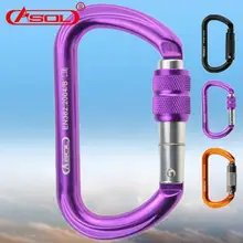 ASOL Профессиональный альпинистский супер светильник карабин альпинистский крюк o-образный Основной замок Безопасность Быстрый замок
