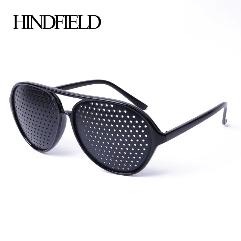 

HINDFIELD Vision Care Cat Eye Pinhole Glasses Women Spectacles Astigmatism Eyesight Improve Eyewear Plastic Natural Healing Chea