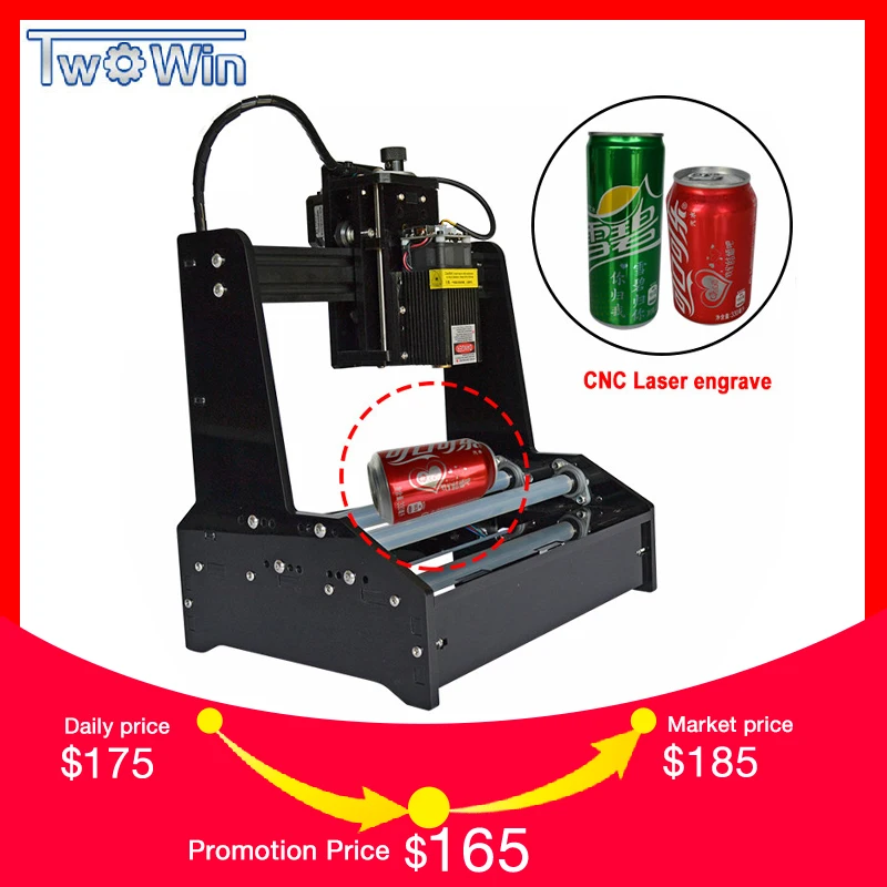 7W 10W Laser Small Cylindrical Engraving Machine Engrave Cylindrical