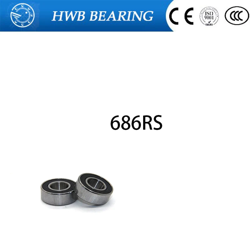 Подшипник 686 2rs