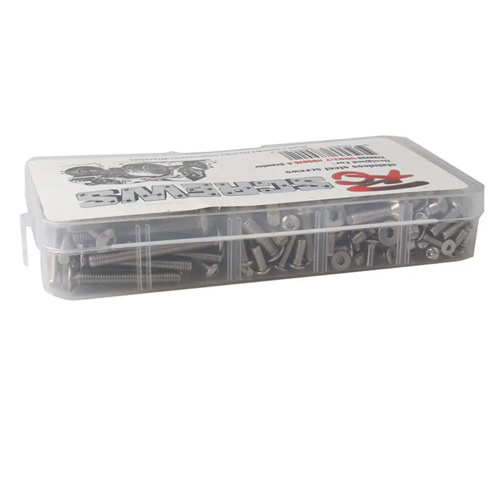 

Traxxas UDR 1:7 Straight Bridge Short Stainless Steel Upgraded Screw Nut Bolt Cap Socket Set RC Buggy screw nut Tool boxes