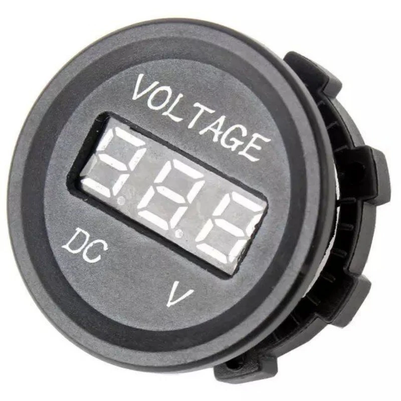 High Quality Professional LED Digital Display 12 V 24 V DC Auto Car Motorcycle Voltmeter Metro