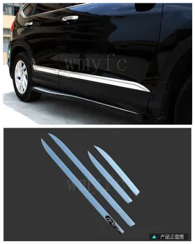 

FIT FOR HONDA CRV CR-V 2012 2013 2014 2016 SIDE DOOR BODY MOLDING TRIM COVER LINE GARNISH PROTECTOR ACCESSORIES 4PCS/SET