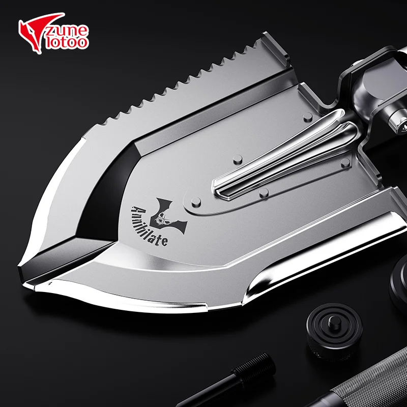 

Zune Lotoo Annihilate Outdoor Tactical Folding Multi-functional Shovel,Camping Military Equipment, Survival Emergency Multitool