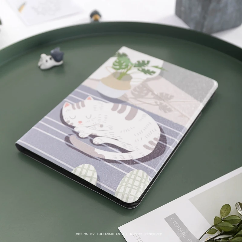 Магнитный чехол книжка Cat для ipad Pro 9 7 air 10 5 11 2 12 2018 Mini 3 4 2019 планшета нового 7th