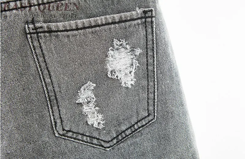 Рваные джинсовые шорты KK2163 Y