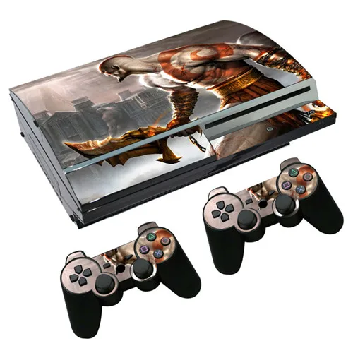 Игра God of War наклейка на кожу для PS3 Fat playstation 3 консоль и контроллеры для PS3 Скины Виниловые наклейки - Цвет: 0206