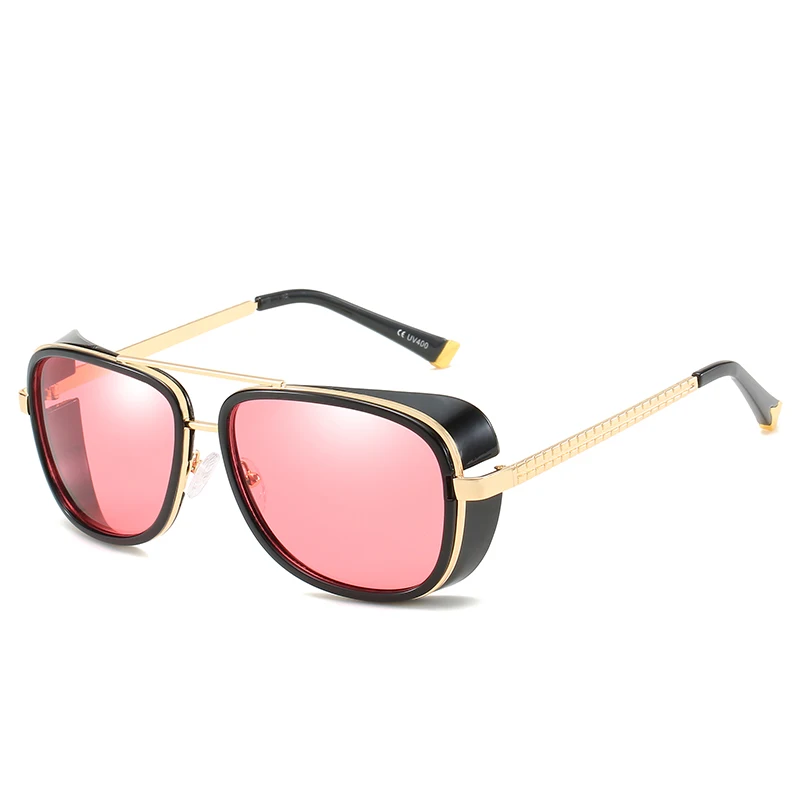 

Luckace Iron Man 3 Matsuda TONY stark Sunglasses Men Coating Retro Vintage Designer Sun glasses Oculos Masculino Gafas de