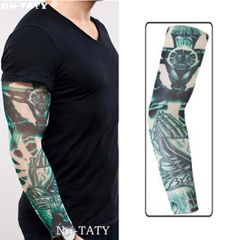 

Nu-TATY cross Man&woman style Tattoo Sleeve Stockings Body Art Leggings Cool Boys Girls Party Wearings