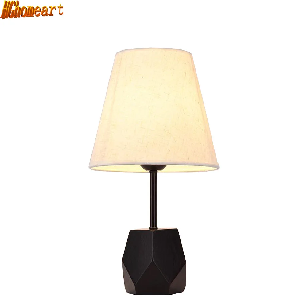 

HGhomeart Simple Retro LED Desk Lamp Bedroom Bedside Night Light Baby Feeding Warm Light Adjustable Light Solid Wood Small Lamp