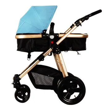 

Portable high landscape stroller can sit can lie folding cart