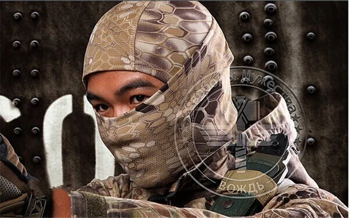 5 Chiefs Rattlesnake Balaclava Tactical Airsoft Hunting Outdoor Paintball Motorcycle Ski Cycling Protection Full Face Mask (8)