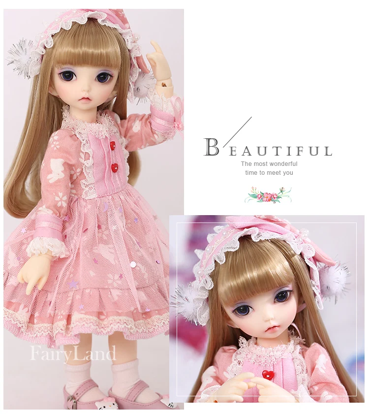 Fairyland Littlefee Luna Fullset костюм 1/6 bjd куклы napi linachouchou yosd bwy lati bluefairy парики глаза Обувь Одежда luts