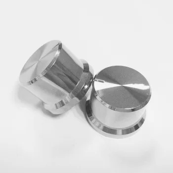 

5pcs Silver ABS volume knob cap / with the pointer hole 6MM 29MM * 20MM adjustment potentiometer knob cap