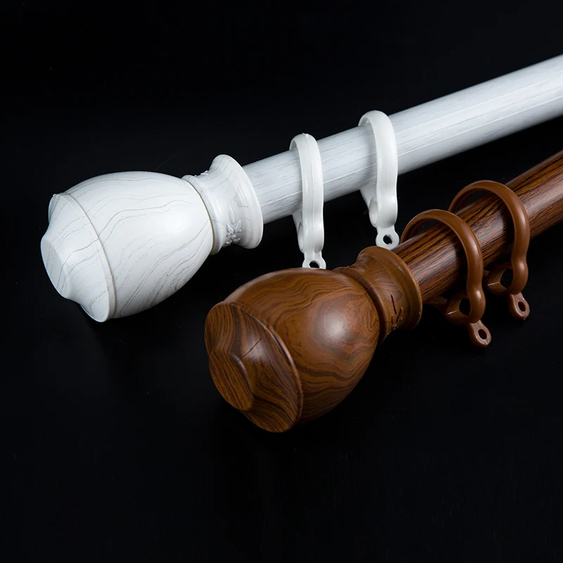 

Imitation Wood Grain Thickened Load-bearing Aluminum Alloy Decorative Head Curtain Rod Roman Rod Curtain Track