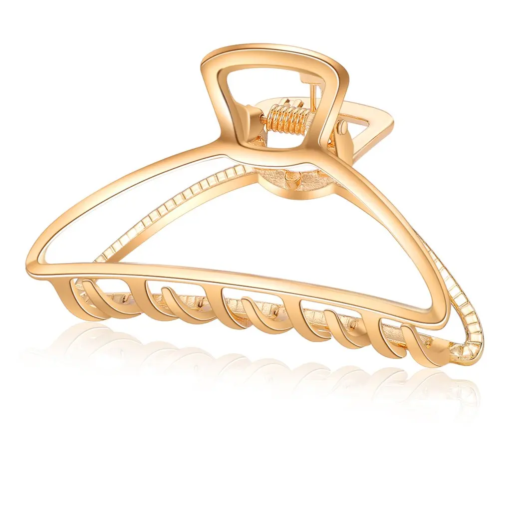 

Antique Metal Claw Gold Hair Clamps Vintage Jaw Clip for Women Hair Clips Fashion Accessories