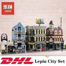 Todos Lepin City Set 15002 15004 15005 15006 15008 15009 15010 15019 15031 15034 15035 15037 15039 16050 Modelo de Construção blocos de Brinquedo