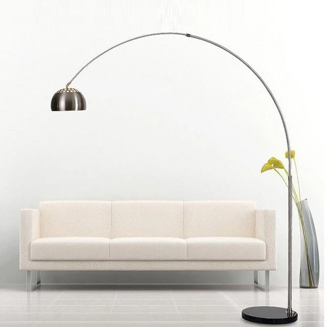 Modern tall Standing Lamp long fishing lamp Floor Lamp for living room floor  Light reading office work study lighting chrome E27 - AliExpress