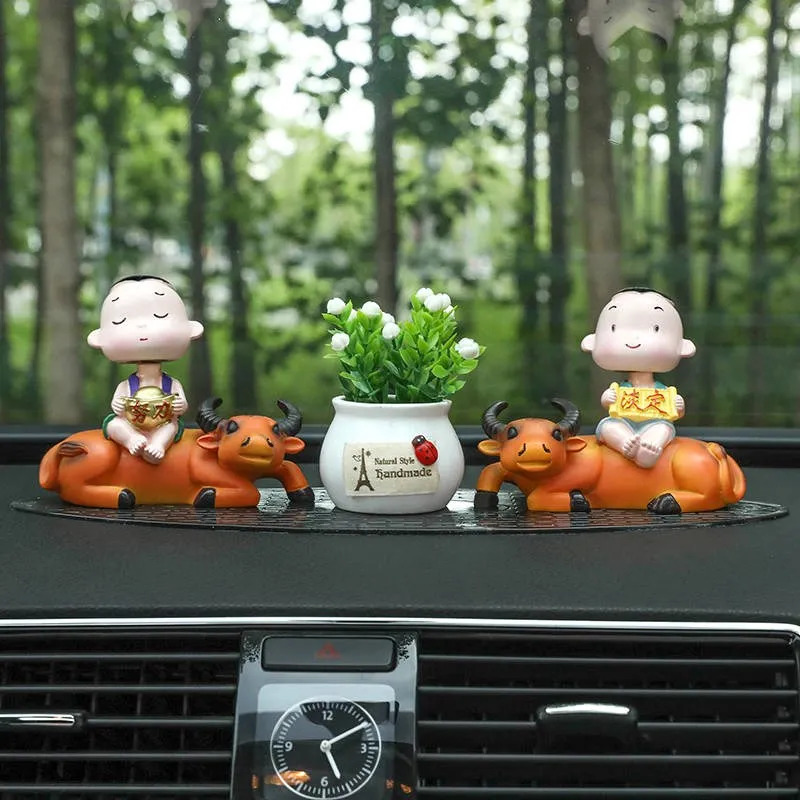 Забавные игрушки с качающейся головой милые куклы качели Автомобильные украшения авто Декор интерьера украшения для приборной панели автомобиля авто аксессуары для интерьера
