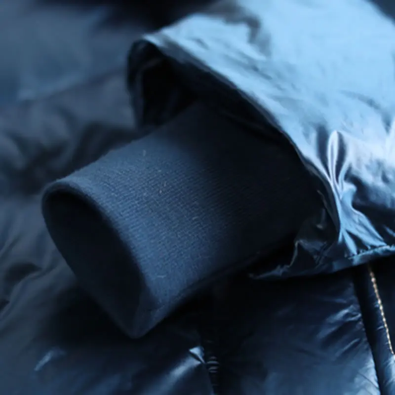Le Manteau Lâche Lyh2410 Plein Corée Vers Duvet De hg blue Femelle Nouveau Paquet Solide Lyh2410 Canard Bas Manches 2018 Black Couleur Hiver Blanc Femmes Mode wg7xFvqOHx