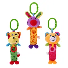 

Cartoon Animal Baby Kids Rattle Toys Tinkle Hand Bell Multifunctional Plush Stroller Hanging Rattles Baby Infant Hand Grasp Toy