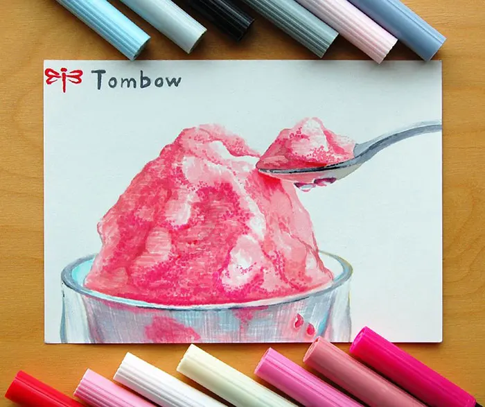 Япония Tombow двойная Кисть ручка ABT красочный набор маркеров для