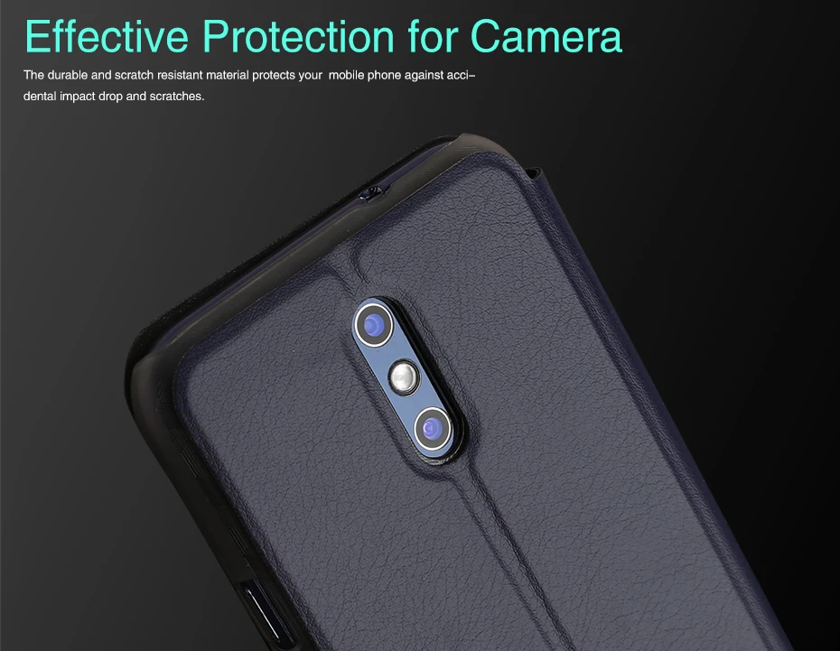 Ocube Роскошный кожаный чехол Для doogee bl5000, защитный флип-чехол с подставкой из искусственной кожи для 5," doogee bl5000 Smart Moible Phone