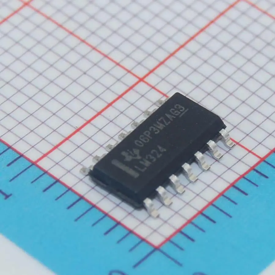 Free shipping 100pcs LM324DR SMD Amplifier SOIC14 LM324 LM324D-in ...