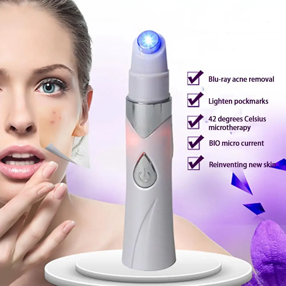 

Charging Blue Light Laser Pen Powerful Anti-Varicose Veins Face Acne Removal Pen Treatment Machine Beauty Face Skin Care S3