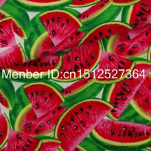 108cmx 100 см; хлопок Ткань для текстильной, Pathwork, ткань-фрукты-watermellon