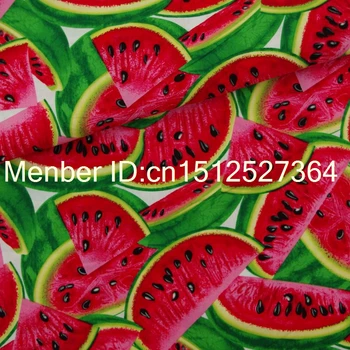 

108cmx100cm Cotton Fabric for textile, pathwork, cloth - Fruit - Watermellon