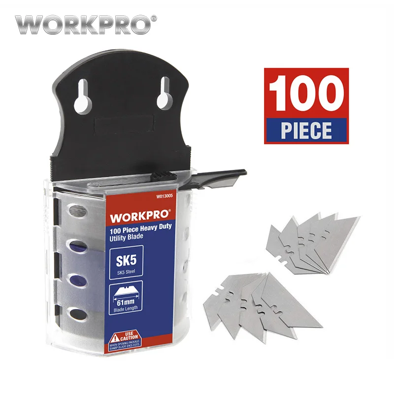 

Workpro 100-piece Utility Knife Blades