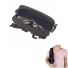 Тактические очки сумка Многофункциональные камуфляжные очки Чехол Открытый Велоспорт Молл маленькая сумка-клатч водонепроницаемый футляр для очков