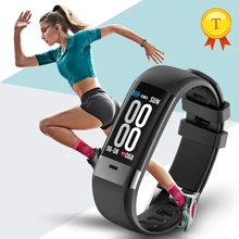 Новое поступление ECG+ PPG спортивный Смарт Браслет heart rate Мониторинг Артериального Давления ip67 Водонепроницаемый в режиме реального времени caculation