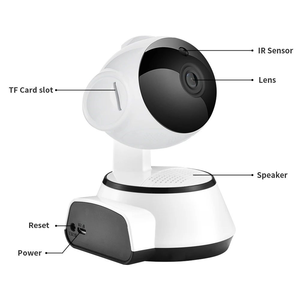 SDETER Wireless Security Camera IP Camera WIFI Home CCTV Camera 1080P 720P Audio Surveillance P2P Night Vision Baby Monitor Cam