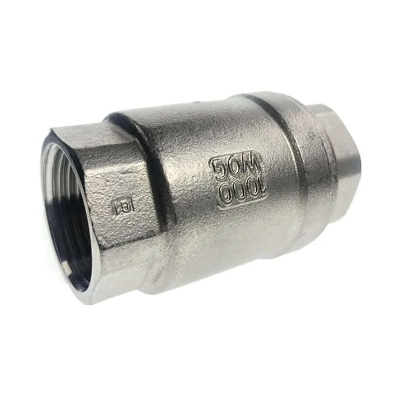 

Stainless Steel (304) vertical lift In Line Spring Check Valve
