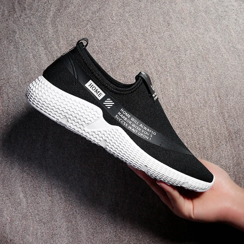 Breathable lazy summer Korean fashion men's shoes | Обувь