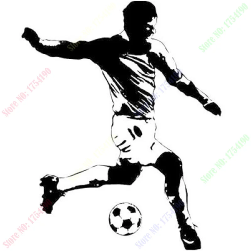 RoomMates Soccer Player Peel & Stick Giant Wall Decal Football StarsPVC